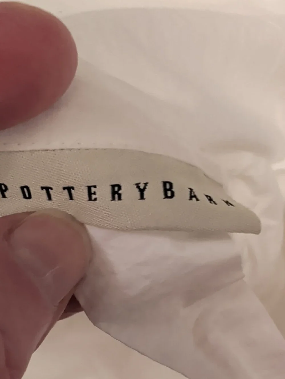 Pottery Barn-2 Euro Decorative Pillow Shams - White/ Cream
